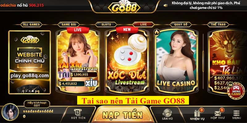 Tại sao nên tải game GO88 trên iPhone